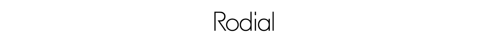 Logo del marchio Rodial